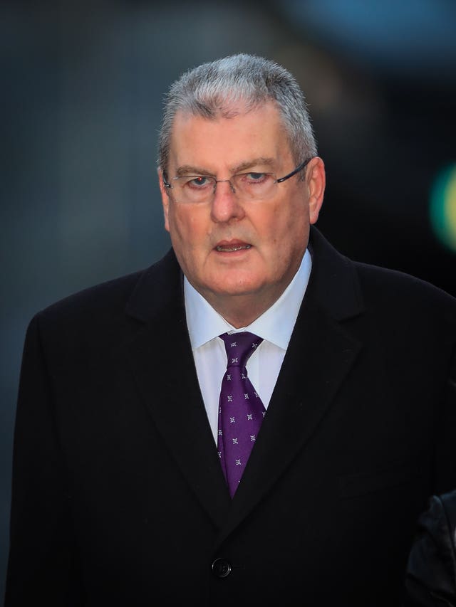 Mackrell arrives at court