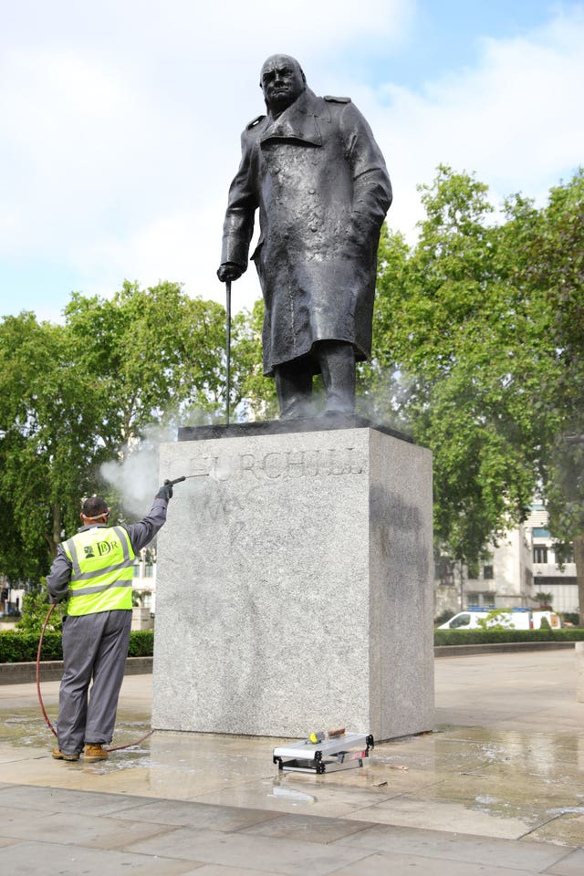 Sir Winston Churchill statue