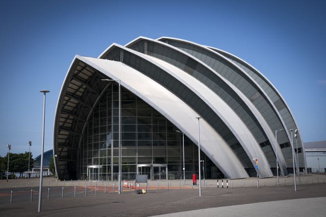 Glasgow is hosting Cop26 (Jane Barlow/PA)