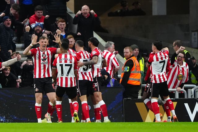 taking the lead against Newcastle