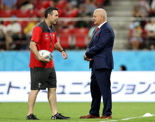 Wales attack coach Stephen Jones