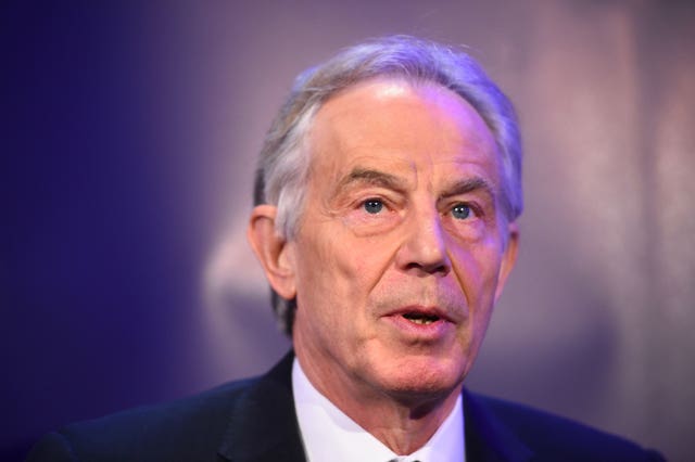 Tony Blair (Kirsty O’Connor/PA)