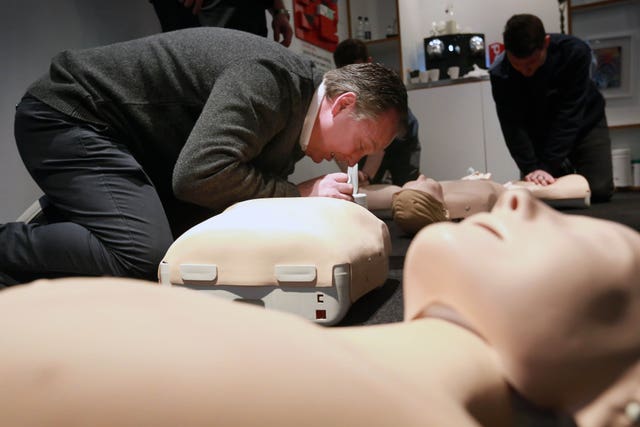 Taxi driver first aid training