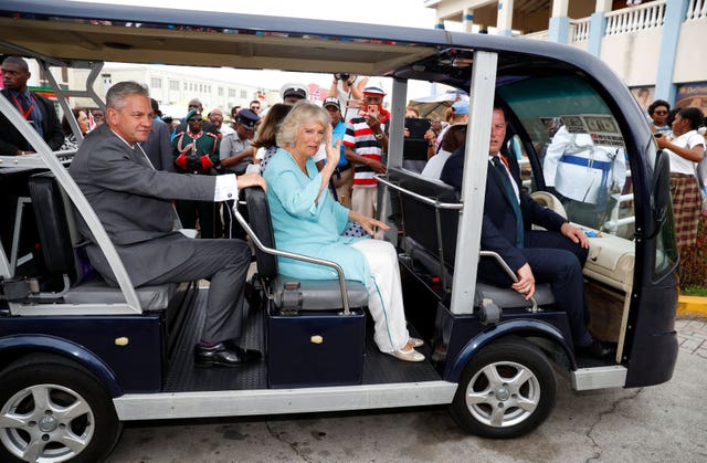 Royal tour of the Caribbean