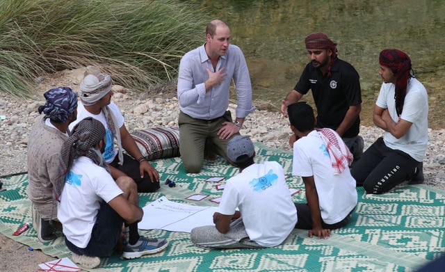 William sits down with some of the young men