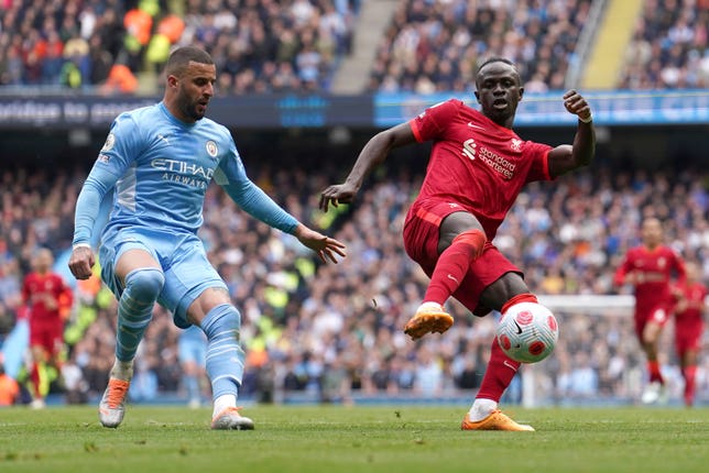 Kyle Walker (left) has also been unable to train