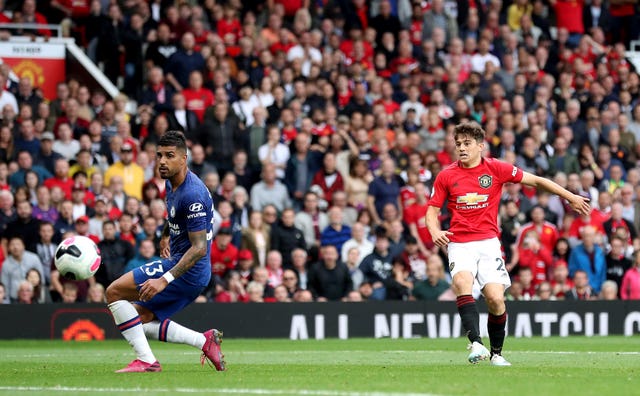 Daniel James scores Manchester United's fourth goal