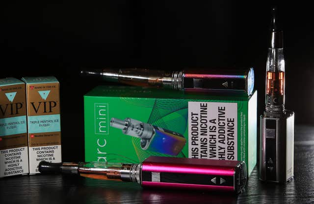 Scientists have urged caution over the opinion e-cigarettes are safe (Peter Byrne/ PA)