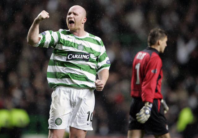 John Hartson was the last Cwltic player to join the 100 club
