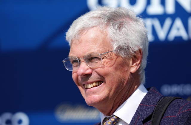 Hughie Morrison at Newmarket following Stay Alert's latest victory