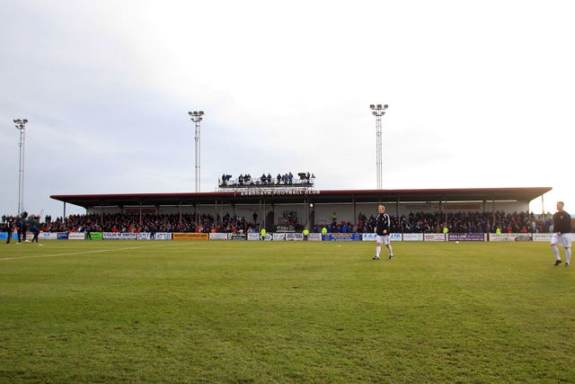 A general view of Gayfield in Arbroath