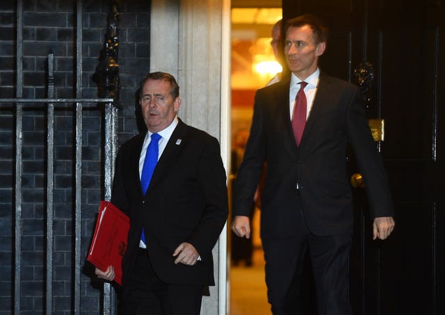 Liam Fox and Jeremy Hunt