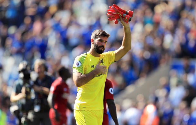 Alisson was at fault for Leicester's consolation strike last weekend