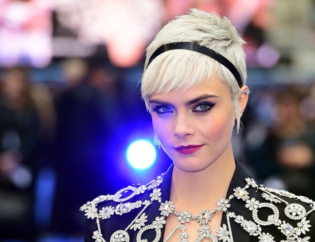 Cara Delevingne at a premiere
