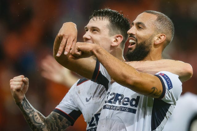 Standard Liege staff were unimpressed with Kemar Roofe's goal celebration 