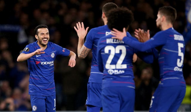 Pedro opened the scoring against Dynamo Kiev