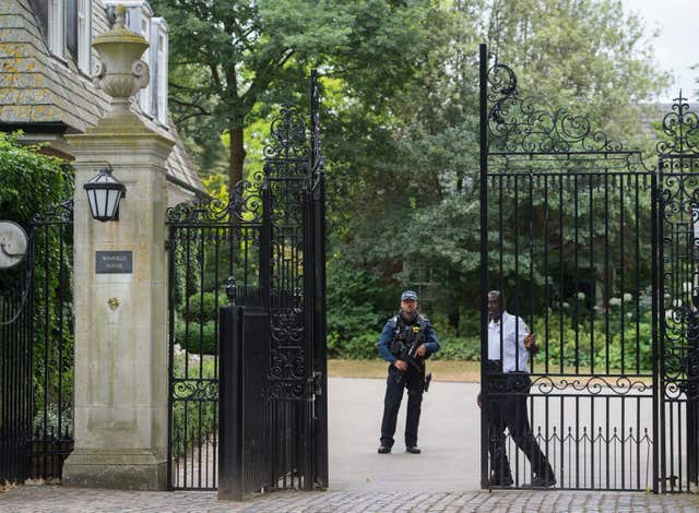 The US ambassador's residence