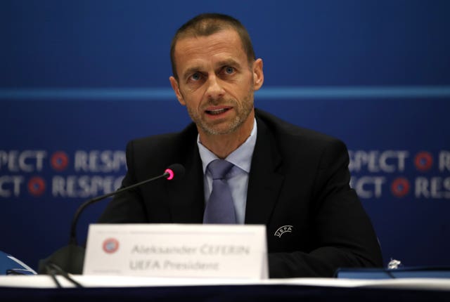 UEFA president Aleksander Ceferin