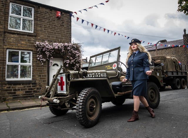 Cassandra Tainsh during the Haworth 40s weekend