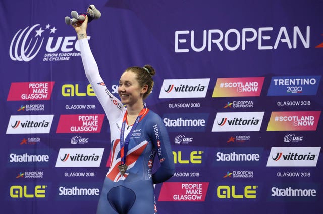 Katie Archibald claimed silver in front of a home crowd
