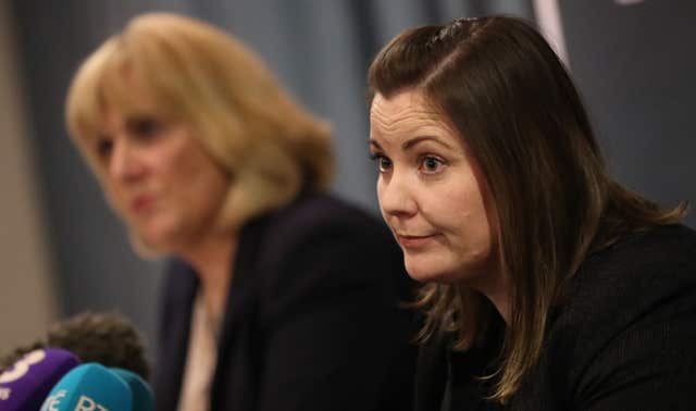 PSNI Detective Chief Superintendent Paula Hilman (left) and Detective Chief Inspector Zoe McGee (Niall Carson/PA)