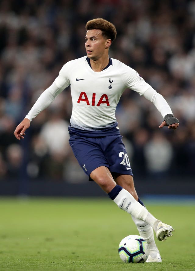 Dele Alli playing football