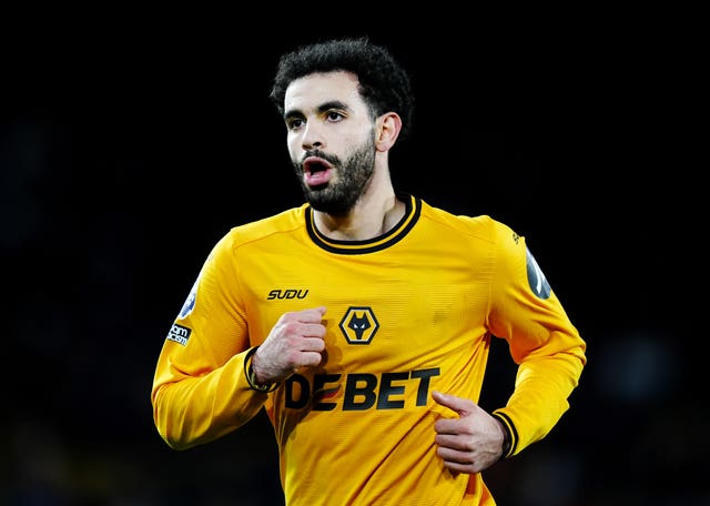 Rayan Ait-Nouri during a Wolves game