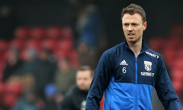 West Brom's Jonny Evans is most likely hopeful of a place in the Premier League next term (Mark Kerton/PA)
