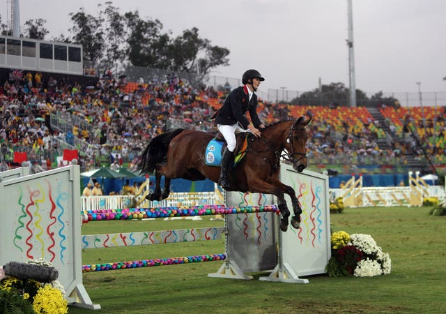 Jamie Cooke in the Modern Pentathlon at the Rio Olympics 