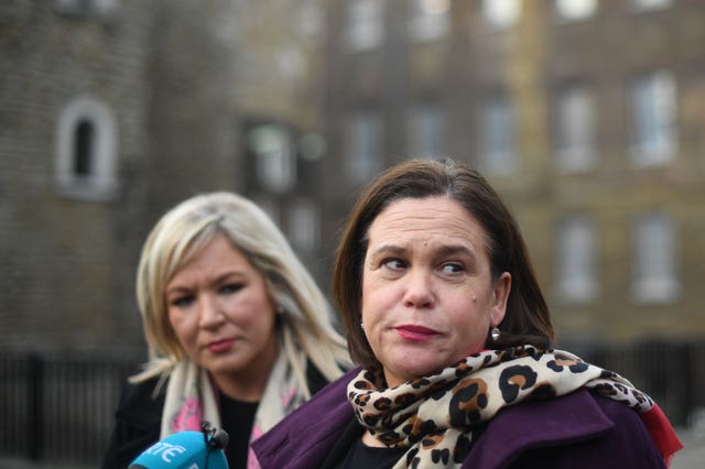 Michelle O’Neill and Mary Lou McDonald