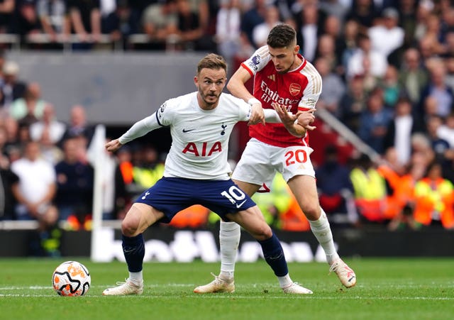 Arsenal v Tottenham Hotspur – Premier League – Emirates Stadium