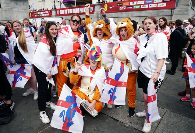 England�s Euro 2022 success – Trafalgar Square