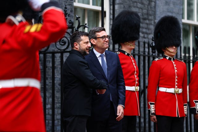 Volodymyr Zelensky visit to UK