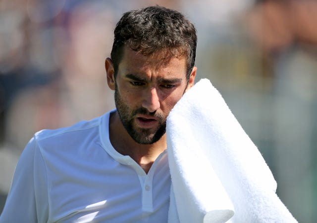 Marin Cilic crashed out 
