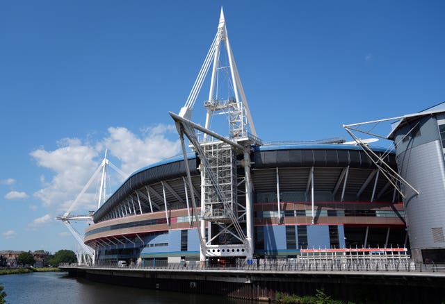 A general view of the Principality Stadium, Cardiff