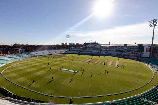 Surrey were understood to be the only dissenter among the counties, reportedly putting the Oval's status as one of the host counties at risk (Steven Paston/PA)