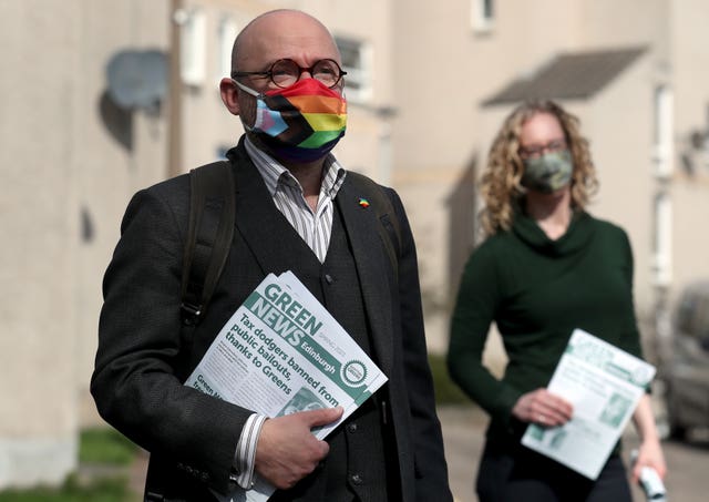 Patrick Harvie and Lorna Slater