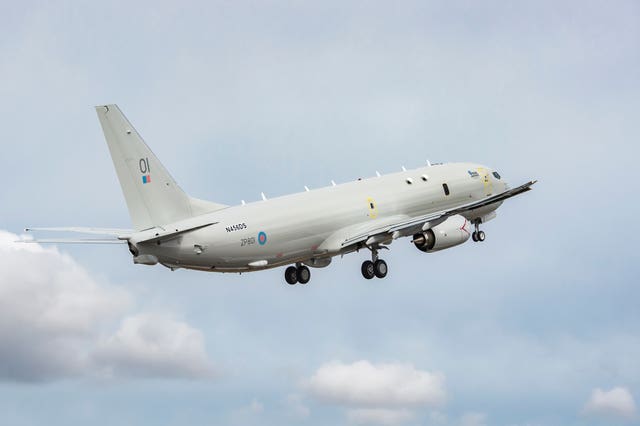 RAF Poseidon monitoring English Channel