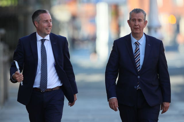 Edwin Poots meets Micheal Martin