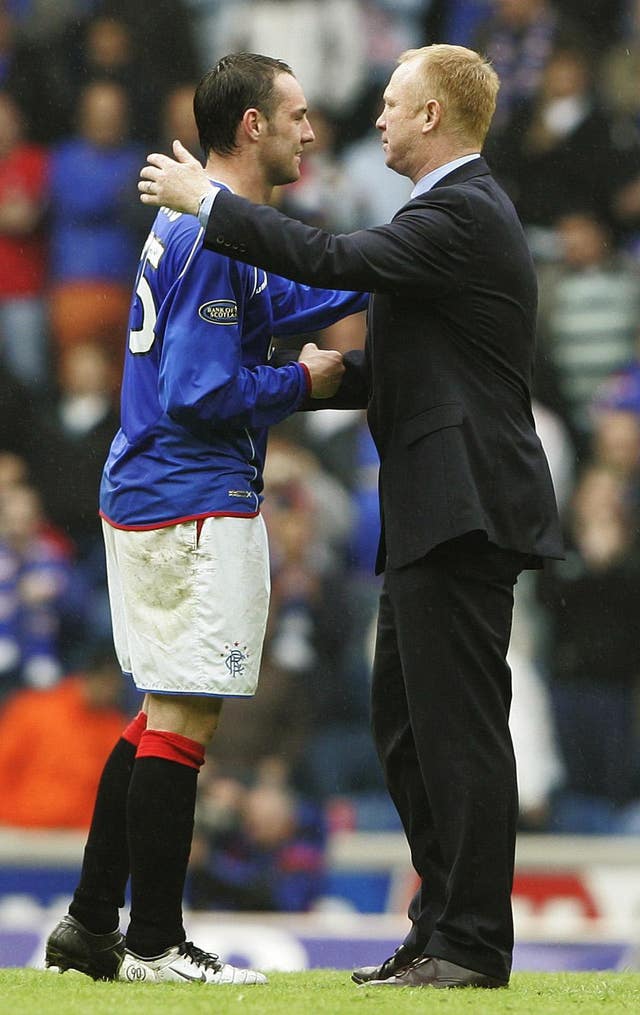 Kris Boyd (left) and Alex McLeish