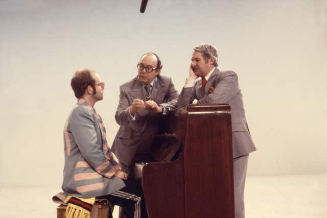 Morecambe and Wise with Elton John