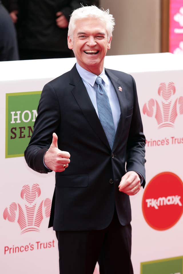 TV favourite Phillip Schofield was also at the Palladium (Yui Mok/PA)