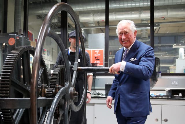 The Prince of Wales visit to RCA