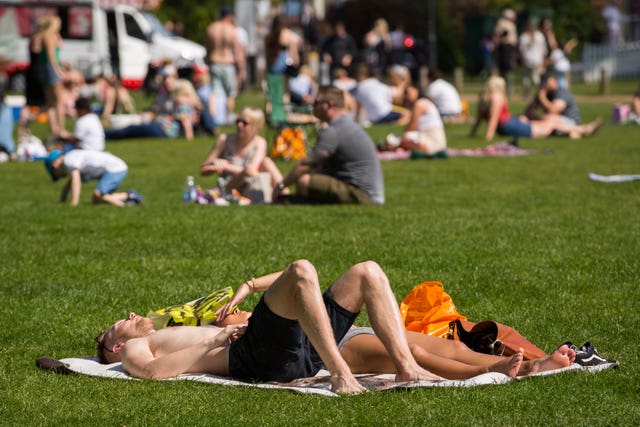 Sunbathing in Stratford-Upon-Avon