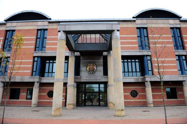 Paul McVeigh is on trial at Teesside Crown Court (Owen Humphreys/PA)