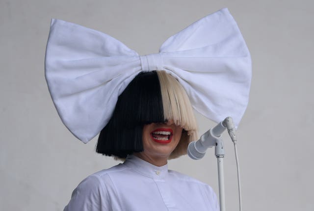 Sia during the V Festival in 2016