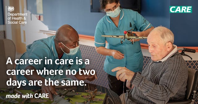 Social care recruitment advert