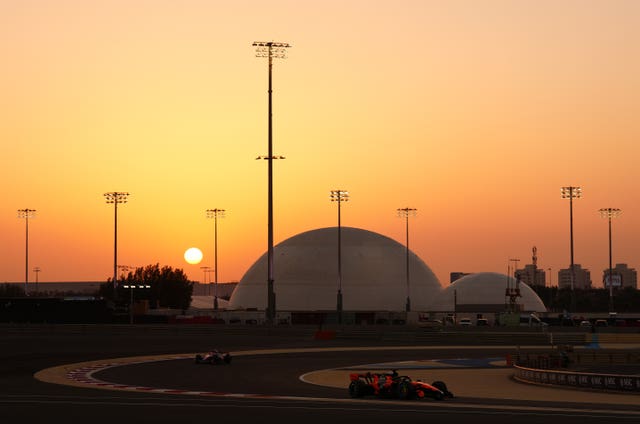 Oscar Piastri testing in Bahrain