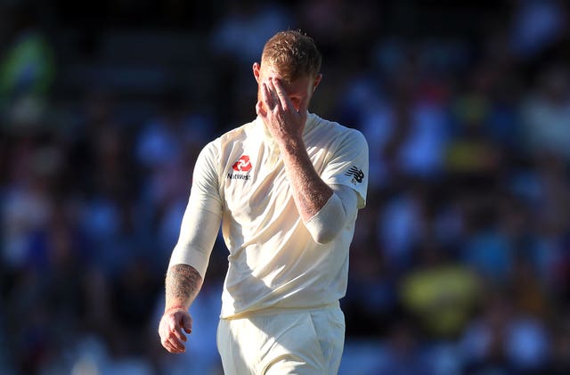 Ben Stokes bowled unchanged at the Football Stand end for 24.2 overs