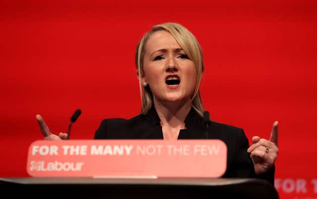 Rebecca Long-Bailey has defended Labour's position (Gareth Fuller/PA)